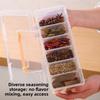 Spice Storage Box, Kitchen Large Ingredients, Dried Chili Peppers, Seasoning Container, Compartmentalized Storage, Seasoning Box