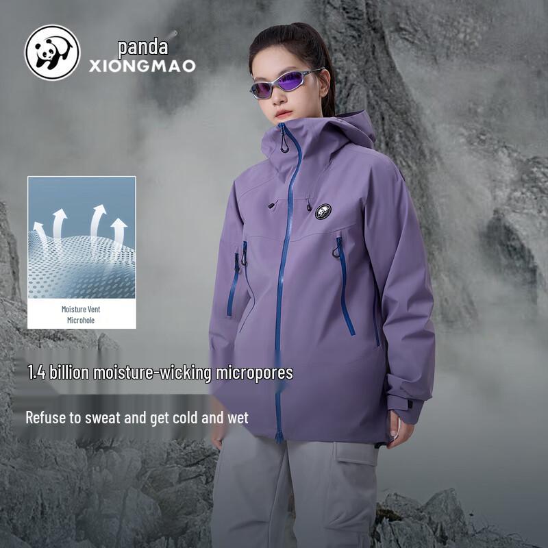 Unisex 3L Hardshell Outdoor Hiking Jacket