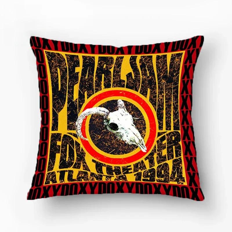 

Room Decor Pillow Cover Pillowcase Pearl-Jam Art Cushions Furniture Decorative Pillowcases Pillows Sofa Covers Cushion Luxury 12x12Inch