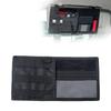 TVETE Car Sun Visor Nylon Car Storage Multifunctional Divided Clear Pen Elastic Sun Visor Storage Pouch for Parking Small Item Car Organization