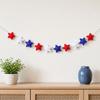 Yousheng Patriotic Garland Banner for 4th of July Decorations, Red White Blue Hanging Banner Bunting for Memorial Day, Veterans Day, Independence Day