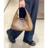 Hand-woven European and American retro texture versatile handbag large capacity leisure commuting fashion simple tote bag