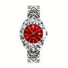 Mens Punk Style Quartz Watch Unique Claw Design Metal Bracelet Watches Waterproof with Date