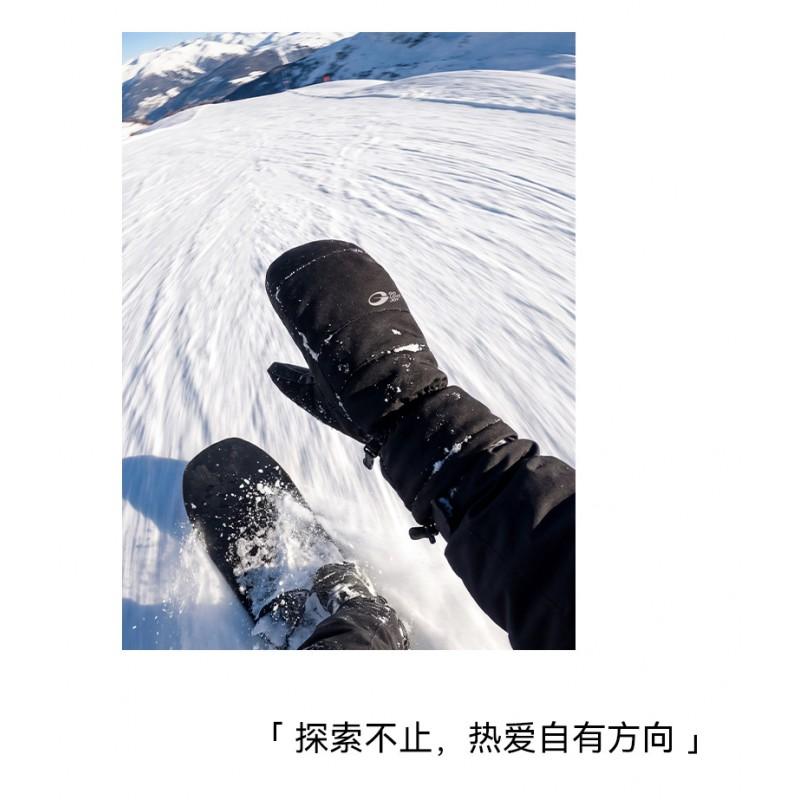 Womens Winter Ski Gloves Windproof Water Resistant Shock Absorbing Thermal Lined With 3M Thinsulate Insulation
