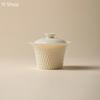 Ceramic High-Value Gaiwan Kung Fu Tea Set Teacup Ercai Gaiwan Tea Brewing Bowl Tea Brewing Device