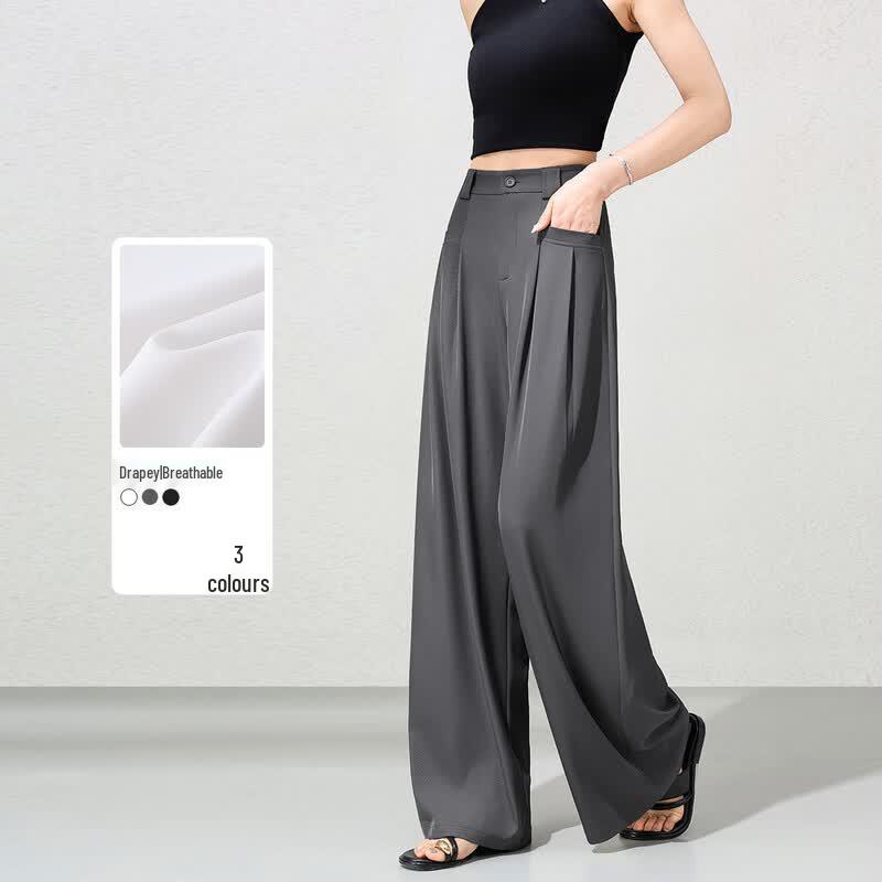 HSTYLE High-Waist Breathable Casual Trousers XL