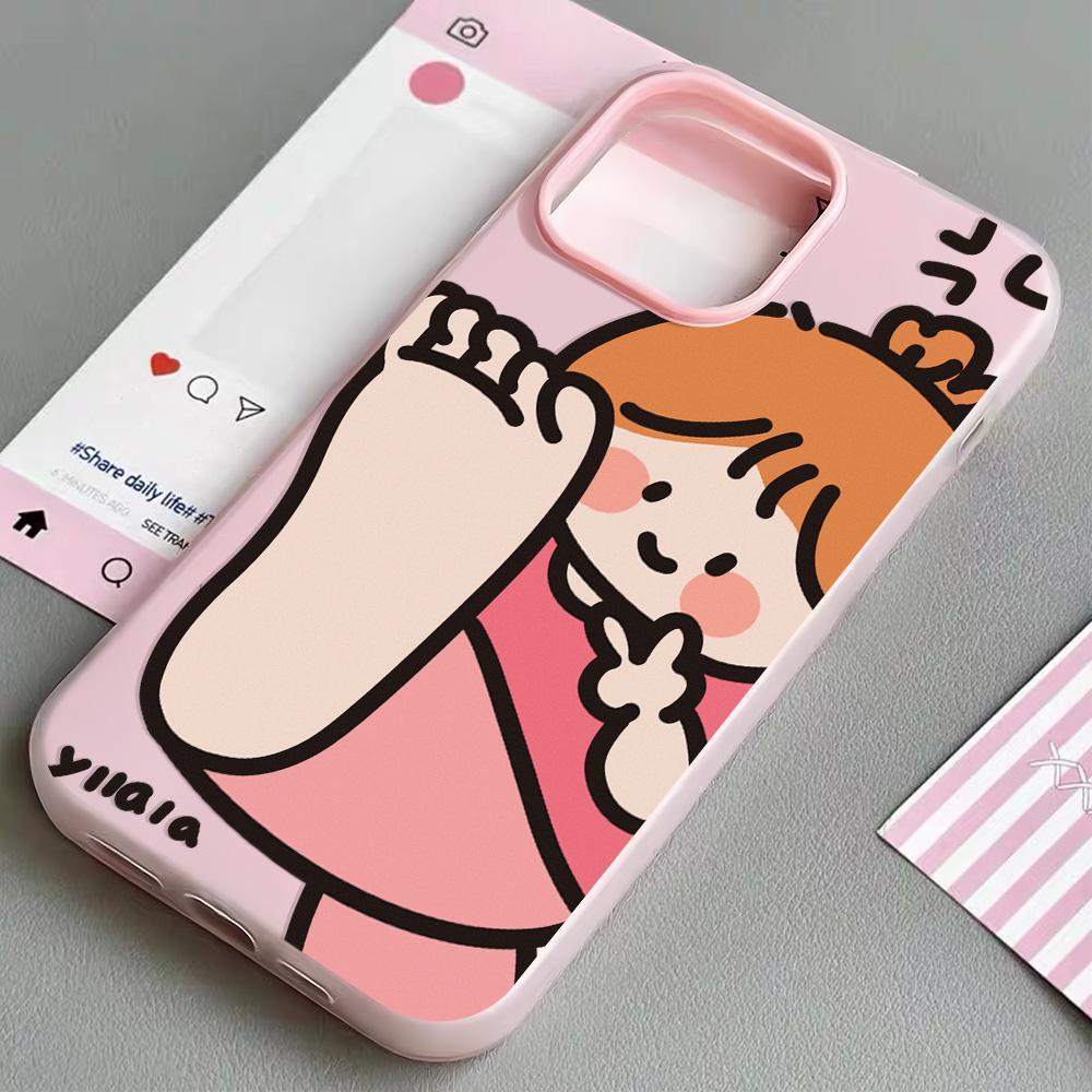 Bemalte Handyhülle für iPhone 15 11 13 14 für 15 16 Pro Max 12 13 16 Pro Niedlich Fasion Lustig Lanyard Handyhülle Neueste Top-Selling-Empfehlungen