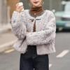 Corner Buckle Short Fluffy Jacket Women's Autumn and Winter Fur Integrated Fashionable Thickened Thermal Top