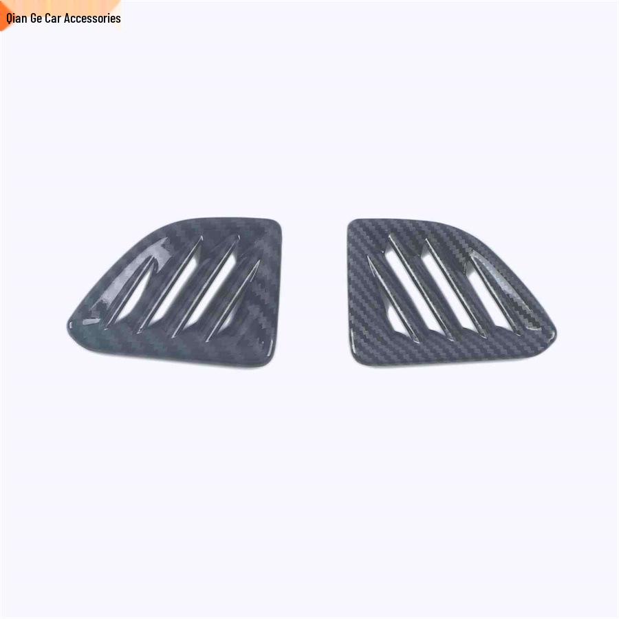 Carbon Fiber Texture Interior Mod Kit for Ford Edge 2020: Door Bowl, Glass Switch, Steering Wheel, Glove Box