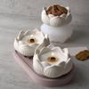3D Flower Resin Jar Molds Flower Candle Cup Silicone Molds for Epoxy Resin Candle Holder Storage Jar Home Decoration