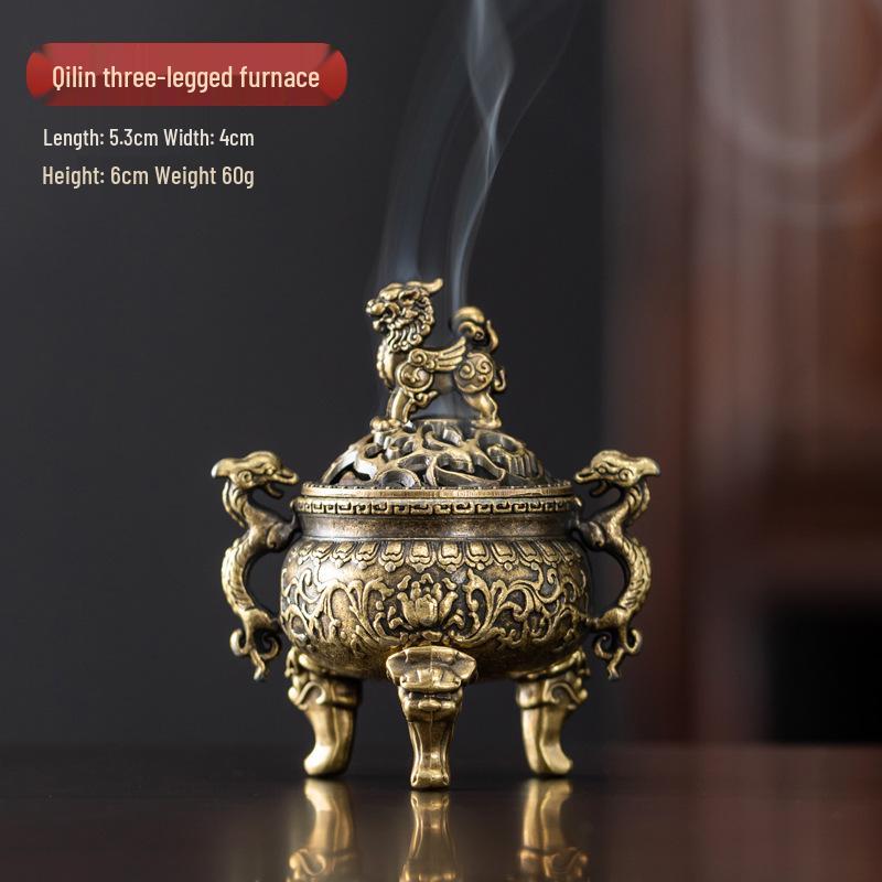 Auspicious Clouds Sandalwood & Agarwood Coil Incense for Indoor Aromatherapy - Long-lasting Deodorizing Incense Burner Censer