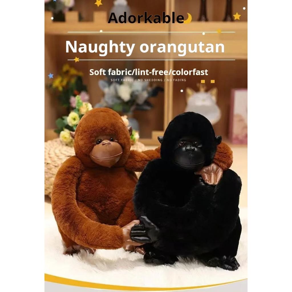 20/30cm Zlobivá gorila Panenka Plyšová Hračka Ručně vyráběná Panenka Kreslený Anime Roztomilý Polštář Polštářek Domácí Dekorace Dětské Narozeniny G