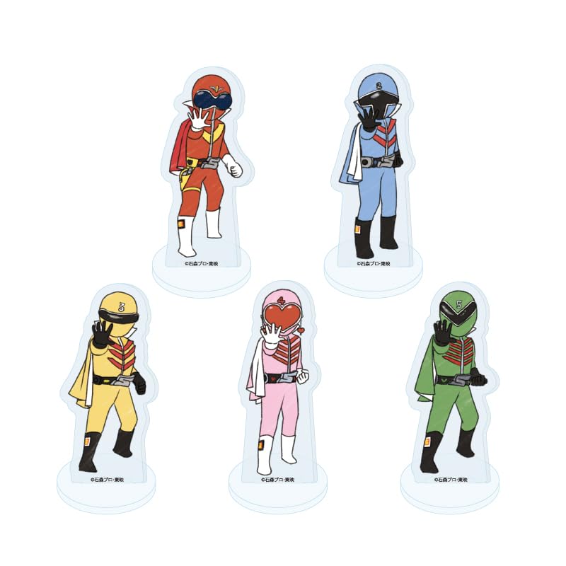 

Himitsu Sentai Gorenger 01 [Graff Art Illustration] Acrylic Petit Stand 5-Piece Box