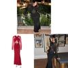 Long Sleeve Solid Color Sheer Mesh Bodycon Dress For Winter Party And Night Out