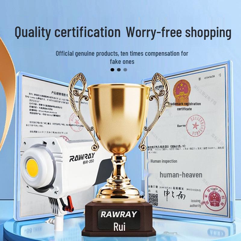 Rui 350X LED Photography Light: 300W Constant Light for Streaming & Beauty Live Rooms.