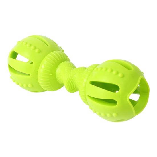 

Игрушка для прорезывания зубов для домашних животных, устойчивая к укусам, конструкция гантели, избавляет от скуки, интерактивная неразрушимая игрушка для жевания домашних животных