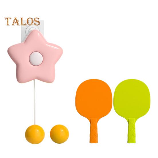 

Набір тренажерів для настільного тенісу Портативний пристрій для навчання настільному тенісу Двері Гра в пінг-понг для дітей з ракеткою та м ячами Регульований підвісний підвісний стіл рожевий