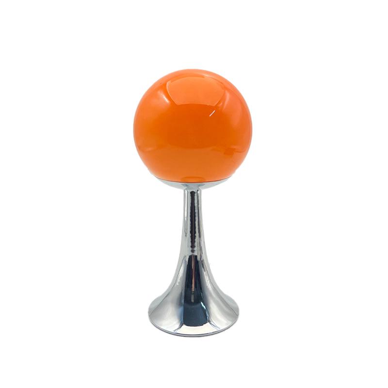 Vintage Retro Spherical Bedside Table Lamp - Artistic Night Light for Bedroom & Study Decor