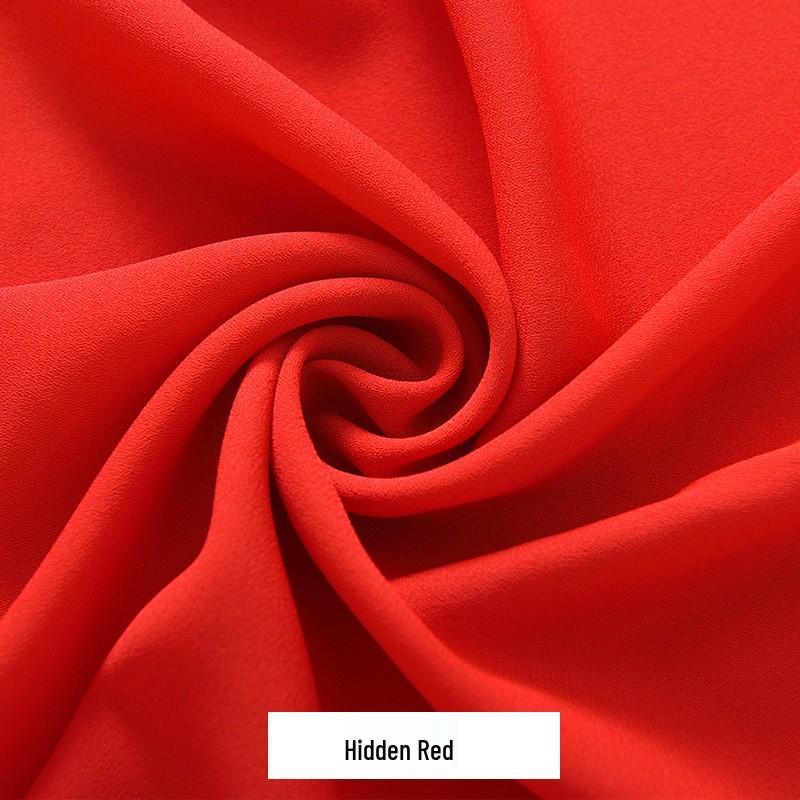 Šifonový Georgette Jednobarevná Taneční Kostýmová Látka pro Podšívku a Šaty