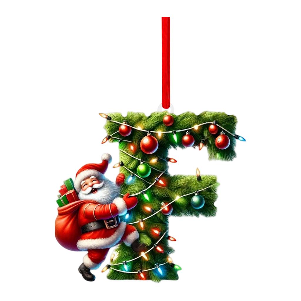 26 Letter,Christmas,Ornaments,Acrylic,1