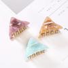 1 PC Koreanische Mode Kinder Acryl Dreieck Haar Zubehör Clips Schöne Mädchen Haar Klaue Nette Candy Farbe Haarnadeln Ornamente