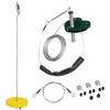Kit Zipline per Bambini 6-10 Anni Maniglia Antiscivolo Corda Regolabile Dispositivo di Protezione Albero