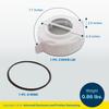 Custom Molded Products Powerclean Ultra Chlor Cover Assembly, Clear Glass