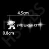 3D Metal Car Interior Emblem Stickers Decoration Accessories For Peugeot 206 307 308 207 3008 208 407 508 2008 5008 Accessories