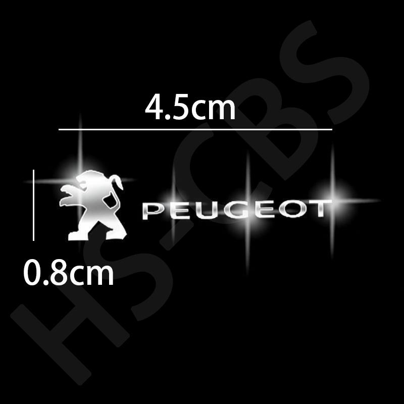 3D Metal Car Interior Emblem Stickers Decoration Accessories For Peugeot 206 307 308 207 3008 208 407 508 2008 5008 Accessories