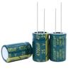 25V 4700uF Green Gold JCCON Electrolytic Capacitor for High-Frequency Low-ESR Power Supply Inverter (16x25).