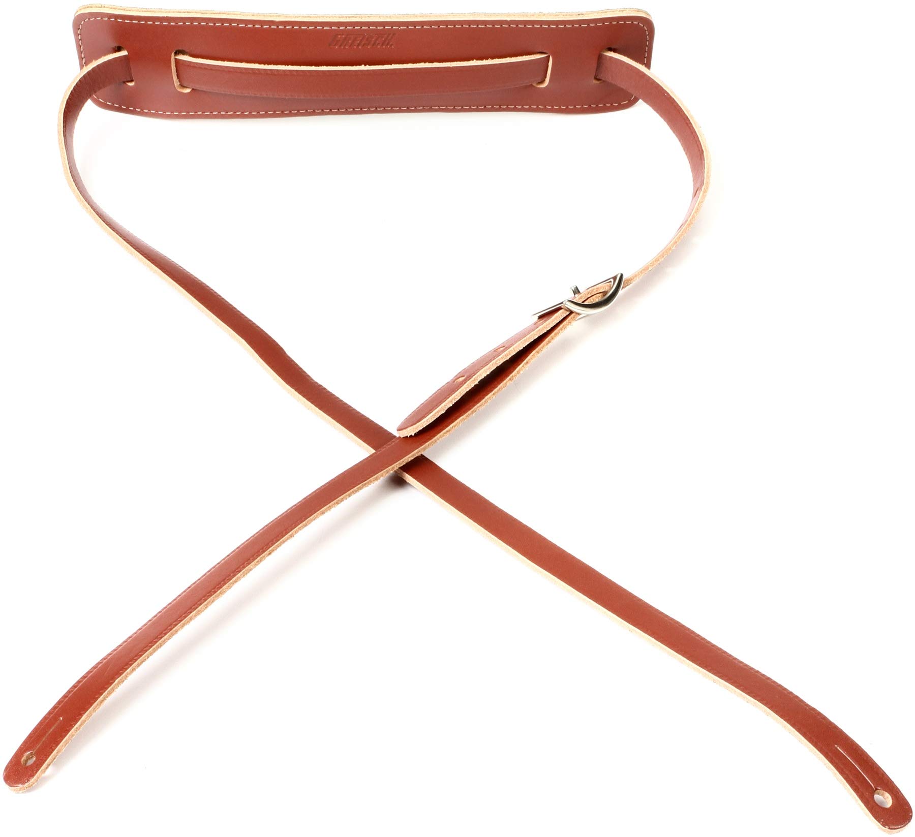 

Authentic Gretsch Deluxe Vintage Leather Guitar Strap Strap/Walnut
