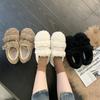 Fashion Women Shoes Autumn Loafers Fur Modis Round Toe Female Footwear Soft Casual Sneaker Fall Comfortable New 2025 Dress Moccasin Lace