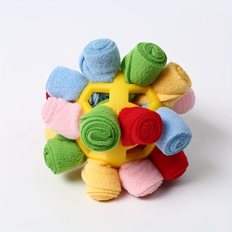 

Interactive Snuffle Ball for Dogs,Dog Puzzle Toy,for Mental Stimulation & Boredom Relief, Easy to Clean, for Small & Medium Dogs жовтий