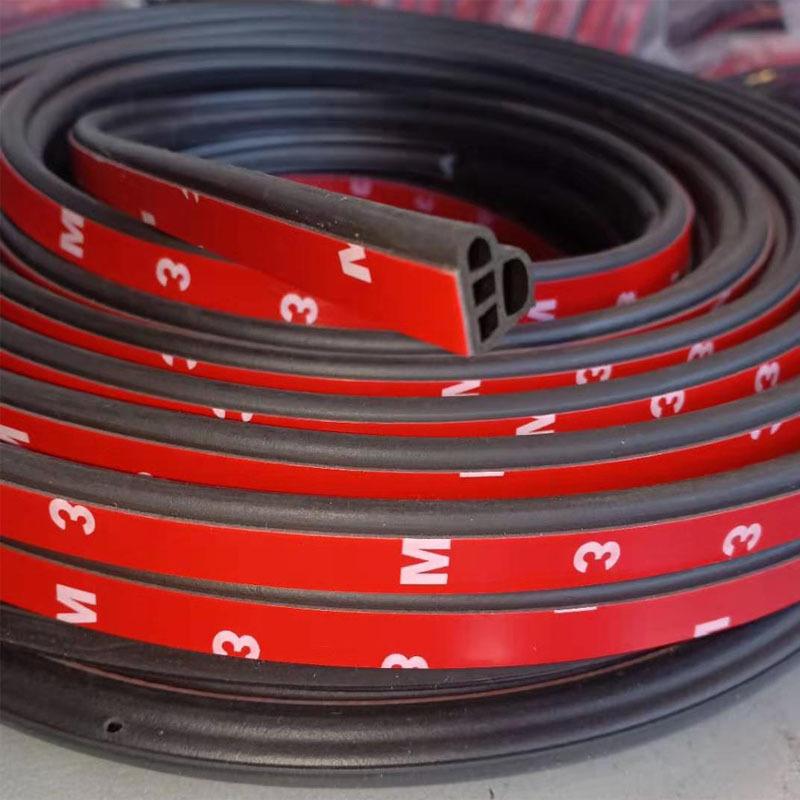 

10M Universal Car Rubber L Shape Dual Layer Seal Strip For Car Door Hood Trunk