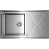 Sink - TEKA - Brooklyn 50 M-XP - Polished 18/10 Stainless Steel - 1 Reversible Bowl - Undermount Installation