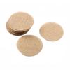 10pcs Round Linen Jute Burlap Dining Table Mat Linen Table Placemat Tea Cup Plates Mats For Home Wedding Christmas Party Decor