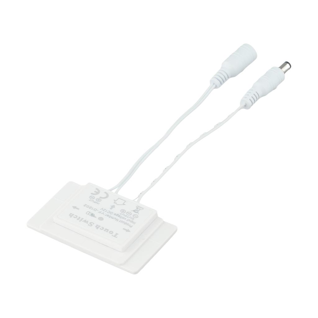 1 Stück LED Touch Sensor Schalter 12V 5A 60W Für Smart Button Spiegel Lichtschalter Für Badezimmerspiegel Licht Hintergrundbeleuchtung Dekoration