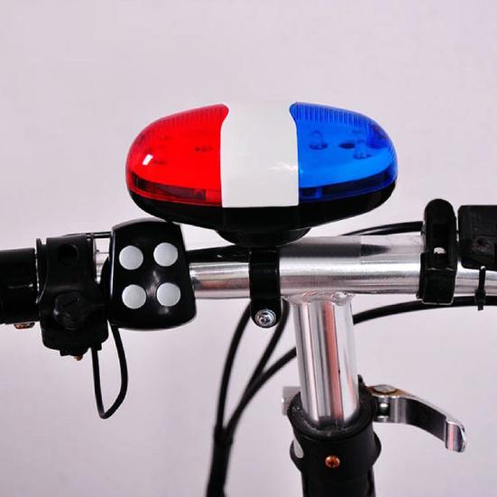 Multifunctional MTB Bike Bicycle 4 Sirens Electronic Horn Light Warning Lamp