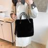 Bag Autumn and Winter New Simple Plush Large-capacity Women's Bucket Handbag Women's Shoulder Messenger Bag