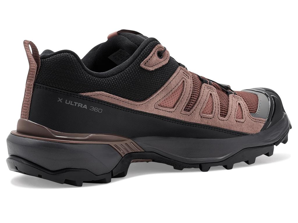 Salomon X ULTRA 360 LTR Hiking and Trekking Shoes Ultra 360 Leather Size cm GORE-TEX Women's (X Gore-Tex) L47571500, Cognac/Peppercorn/Black, 24.5