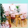 Exquisite Christmas Table Flag Featuring Charming Forest Elderly Checkered Pattern For Festive Decor