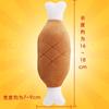 Plush Pet Toy Dogs Cats Durable Squeaky Carrot Shape Chew Soft Rabbit Fur Material Interactive Self-Entertainment