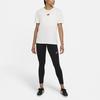 Nike Casual Sport Round Neck Flame Red Lips Short Sleeve T-Shirt Women Tops White DB9819-100