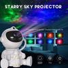 Space Shuttle Rocket Astronaut Starry Sky Projection Light Atmosphere Light Astronaut Projection Night Light Bedroom Ornament