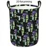 1pc Laundry Basket, Vintage Portrait Art Pattern Dirty Clothes Hamper, Large Capacity Foldable Storage Organizer with Reinforced Handles, Relaxed Home