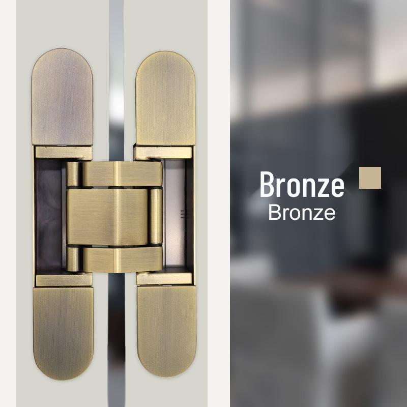 3D Adjustable Silent H-Type Invisible Folding Door Hinge