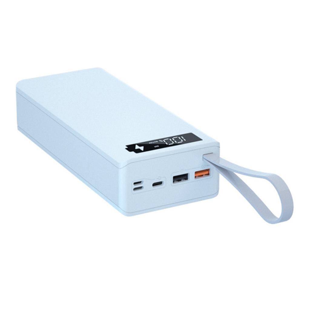 QC3.0 16x18650 Batteries DIY Power Bank Box Holder for Case Fast Charger for Shell LCD Display Detachable Mobile Phone A