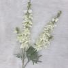 2 Fork Flocking Delphinium Flower Branch Silk Artificial Flowers for Home Wedding Hotel Decoration Fleur Artificielle 1PC Flower