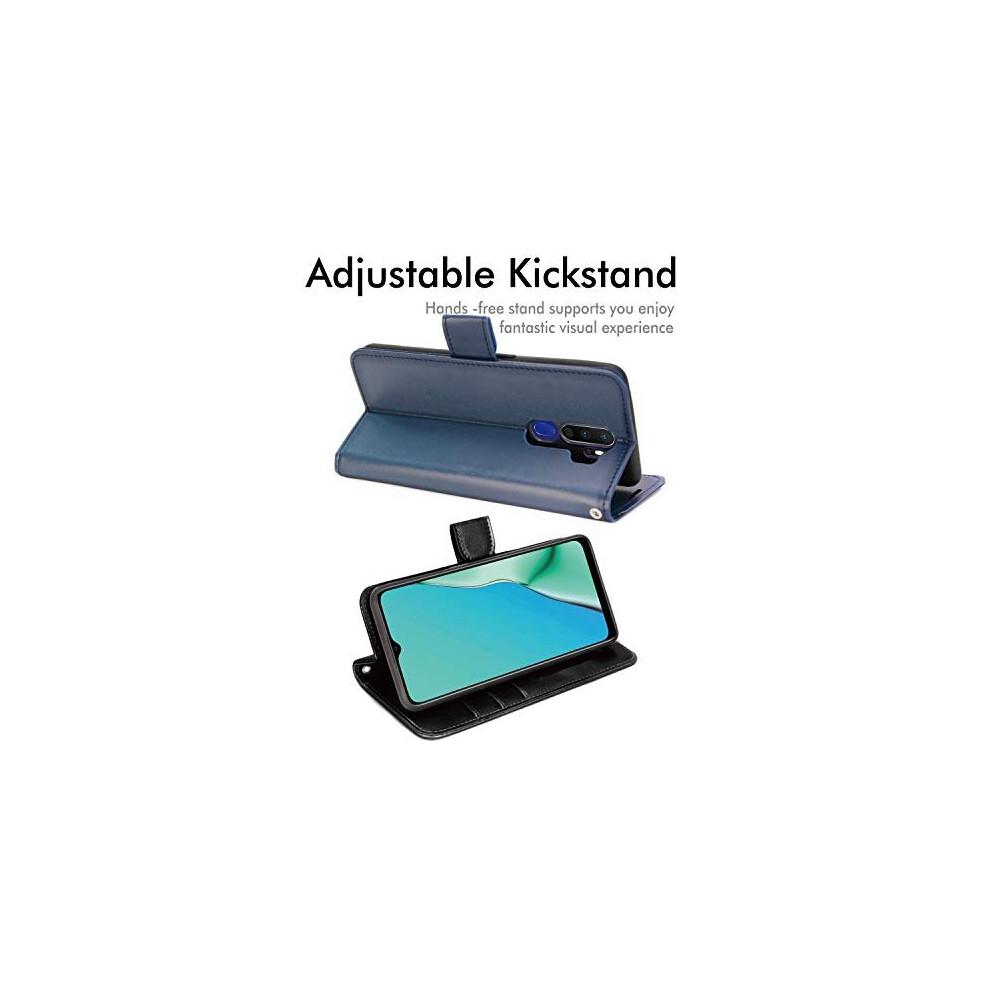 Huawei Mate 20 Pro Wallet Case - Leder Wallet Flip Schutzhülle Cover mit Kartenfächern, Ständer und Armband - PU-Leder
