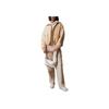 Ck Jeans Ss24 Lapel Drawstring Hem Large Pocket Shirt Style Cotton Jacket Women Jackets Ivory-Yellow J222917-AAT